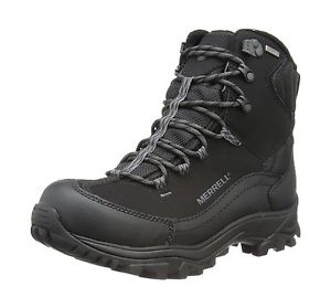 Merrell Norsehund Omega Sport Waterproof Mens Hiking Boots Black 8.5 UK NEW