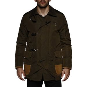 Blauer USA Uomo Giacca Parka BOSTON MASSA BLU0383 nuovo Army Verde