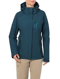 VauDe Femmes Migratoire Loisirs Moderne Veste de pluie Furnas II vert