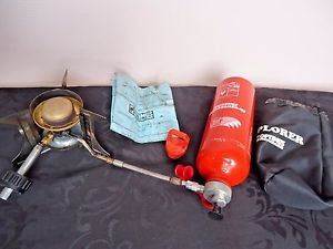 Optimus no.11 Explorer Multifuel Expedition Stove & 1L bottle nice condition