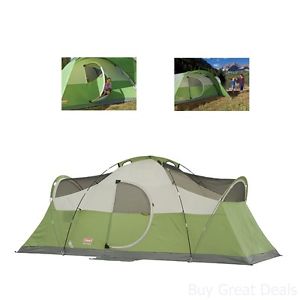 Family Tent Weather Resistant Fabric 8 Person with An Innovative Hinged Door