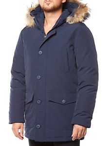 NUOVO BOMBOOGIE GIACCA UOMO CM 9679 T ODB PARKA GIACCA PIUMINO BLU MARINAIO UOMO