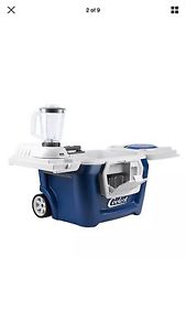 Coolest Cooler - Blue - Rare - Bluetooth Speaker - Rolling Chest - Never Used!!