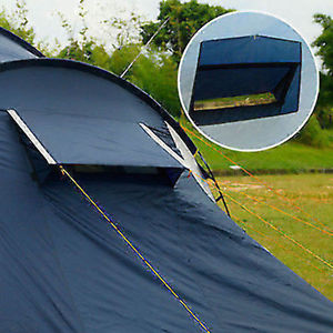 New 12 Person Family Camping Tent Navy Grey