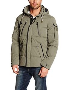 Tg 4XL| Killtec giacca Casual in effetto piumino con cappuccio removibile zernin