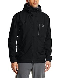 Tg XL| Haglöfs, Giacca Uomo Astral III, Nero (True Black), XL