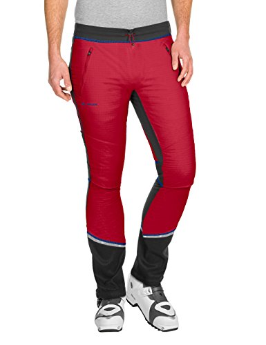 Tg 50| VAUDE pantaloni da uomo Bormio Touring  Rosso Rosso indiano 50