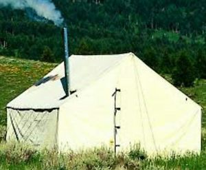 12 X 10 Cabelas Outfitter Wall Tent Weather Treated Camp Hunting Cabin
