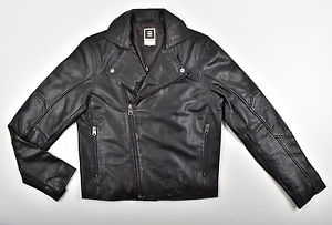 G-Star RAW Giacca di Pelle, Motociclista Jkt - Cammcord Perfecto pelle - tg. M