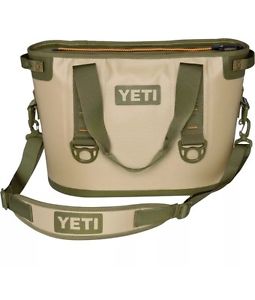 Yeti Hopper 30 Portable Soft Shell Leakproof  Cooler Field Tan