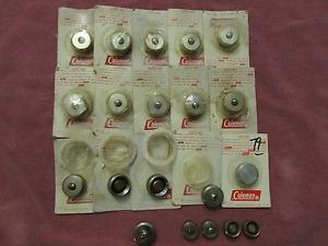 NOS Vintage Coleman Stove and Lantern 3 Pieces Fuel Filler Caps(Total 20 caps)