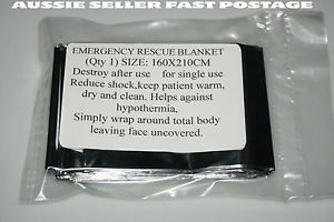 Space Blanket Thermal Foil Emergency Survival Camping Rescue First Aid x 500