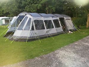 outwell montana 6p with awning and carpet