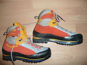 Scarpa Bergstiefel Triolet Pro GTX mit Shimano SPD Aussparung Goretex Gr. 44