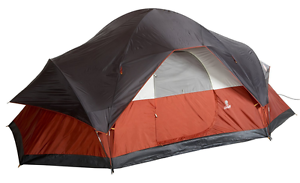 8 Person Red Canyon Tent 17' x 10' Weatherproof Room Dividers Camping Hiking