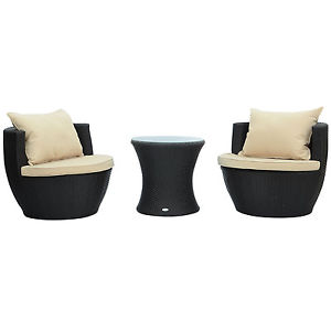 Johnathan 3 Piece Lounge Seating Group with Cushions - FREE SHIPPING