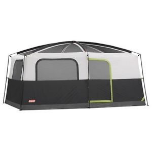 COLEMAN Prairie Breeze 9 Person WeatherTec Camping Tent Fan & Light 14 x 10' NEW