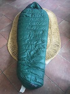 Western Mountaineering BADGER MF 6'6" Left Zip 15 Degree Mummy Sleeping Bag NICE