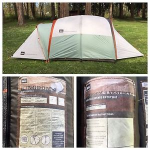 REI 3 Kingdom 3 Season Tent & 4 rain fly Connect Tech Vestibule & Footprint Lot