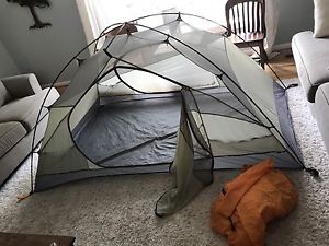 BLACK DIAMOND Mesa Tent Orange/Grey 3 Season Camping Hiking 2 Person