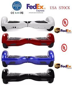 7-2 wheel electric scooter black white red blue hoover board USA
