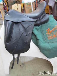Hennig Dressage Saddle Lightly Used 17" MW GORGEOUS 5K Retail