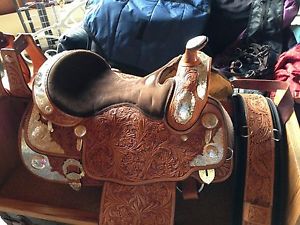 Billy Cook Maker Womans Western Show Saddle with Girth