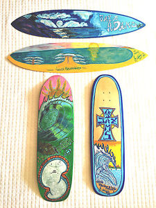 JAY ADAMS/ DOGTOWN LEGENED RARE PERSONAL ART/SKATEBOARD HALL OF FAMER ZBOY RIP