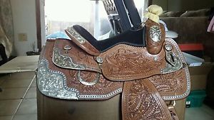 Western show saddle, saddle, western pleasure, barrel saddle, SALE *