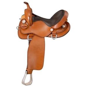 Tough-1 Triumph Gaited Saddle 15 1/2" Medium Oil