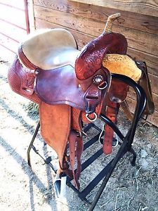 Sharon Camarillo Barrel Saddle Courts Saddlery Fantastic Condition