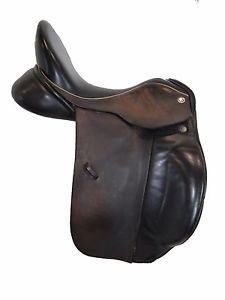 Trilogy Amadeo Elite Dressage Saddle 18″ Seat in Brown