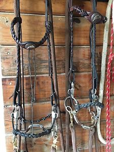 Parelli Cradle Bridles (4) *REDUCED PRICE* Excellent Condition, Myler Bits