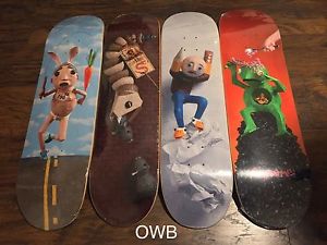 Supreme SS17 Mike Hill Deck Set  Regretter Brains Runner Snake Box Logo Decks