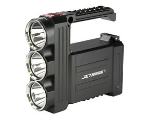 Jetbeam T8 3 x CREE XP-L 3500 Lumens Rechargeable Torch Led Flashlight