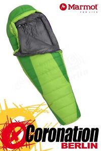 Marmot Womans Angel Fire Long -1/-7/-25 Daunen Schlafsack Abstract Green (Links)