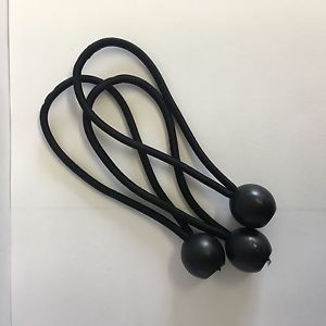 Black shock cord Ball Bungees tarp Tent gazebo tie down elastic securing trailer