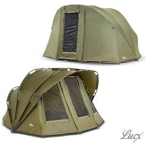 Lucx 2 2 Personnes Tente De Pêche + Enrouler Tente Carp Bivvy Peau D’hiver Carpe