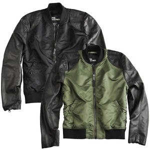 Alpha Industries Giacca Uomo Dirt Bike di Pelle Motociclista S - 3XL