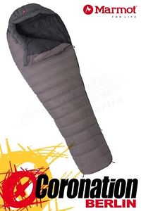 Marmot Arroyo Schlafsack +4/-1/-17 Daunen Sleeping Bag Fog (Links)