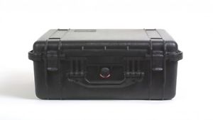 Peli Box Pelibox Pelicase 1550 black, with Foam insert airtight waterproof