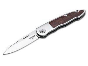 Böker Merlin 1674 Amboina Taschenmesser PLUS Ni-Glo Safety Marker