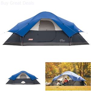 New Coleman Red Canyon 8 Person Tent, Blue Camping New