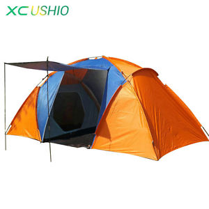 Tent Large Camping Canopy Outdoor Tarp Shelter Waterproof Person Family 4 New