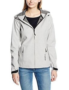 Tg Large| O'Neill, Giacca Softshell Donna PW Ayr Solo Premium, Grigio (Silver Me