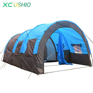 Tent Outdoor Tunnel Play Camping Camp Garden Double Layer Family Party House