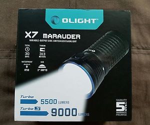 Olight Marauder X7 9000lumen flashlight cree 3x XHP-70
