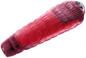 Schlafsack Deuter Exosphere -4°C large dehnbar Thermo Stretch fire-cranberry