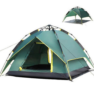 Automatic Tent Folding Camping Windproof Double Layer Traveling Hiking Sleeping
