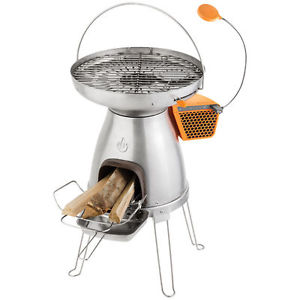 BioLite BaseCamp Eco-Friendly Stove Grill Off-Grid Camping Cooking Wood Powered